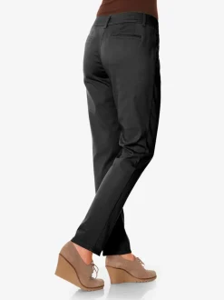 Pantalons chinos confortables avec poches fendues faciles à associer