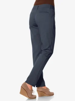 Pantalons chinos confortables avec poches fendues faciles à associer