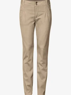 Pantalons chinos confortables avec poches fendues faciles à associer