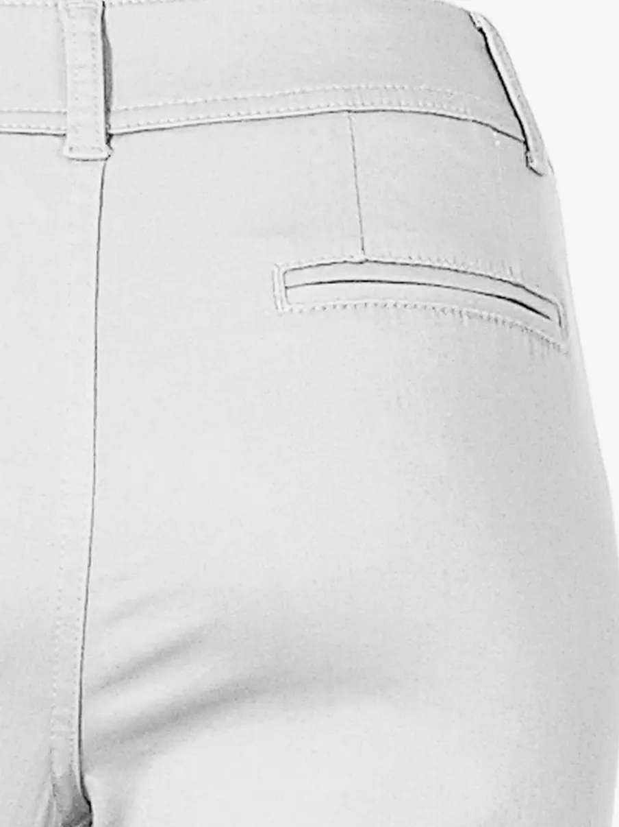 Pantalons chinos confortables avec poches fendues faciles à associer