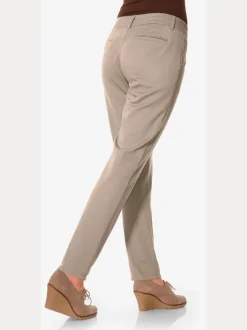 Pantalons chinos confortables avec poches fendues faciles à associer