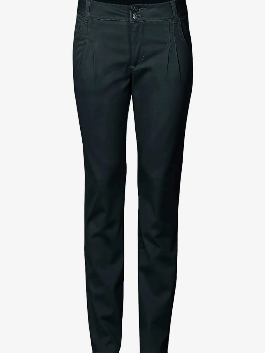 Pantalons chinos confortables avec poches fendues faciles à associer