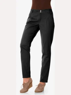 Pantalons chinos confortables avec poches fendues faciles à associer