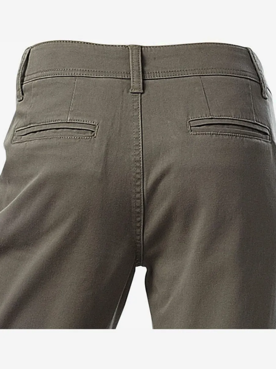 Pantalons chinos confortables avec poches fendues faciles à associer