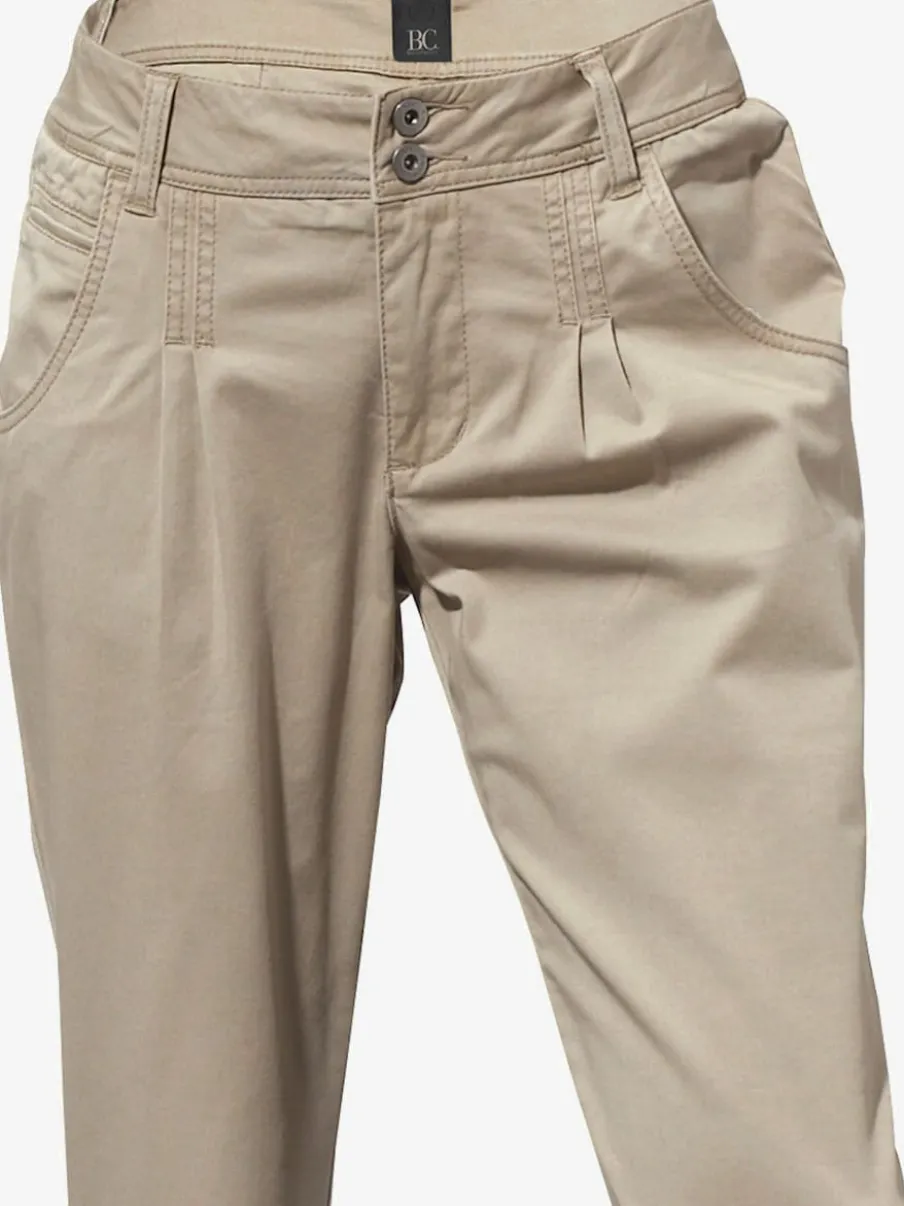 Pantalons chinos confortables avec poches fendues faciles à associer