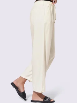 Pantalons confortables avec ceinture élastique et poches latérales