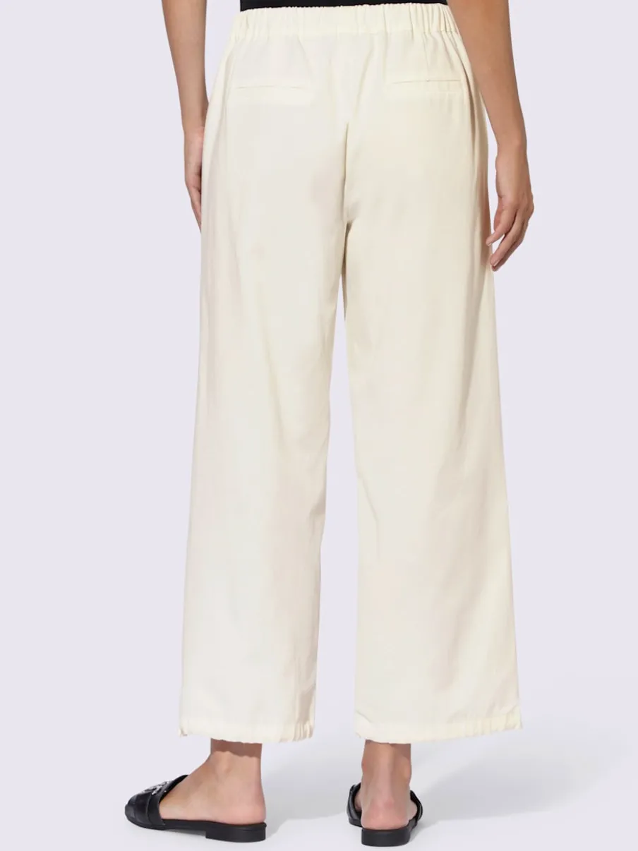 Pantalons confortables avec ceinture élastique et poches latérales
