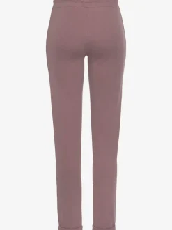 Pantalons confortables avec poches et logo brodé