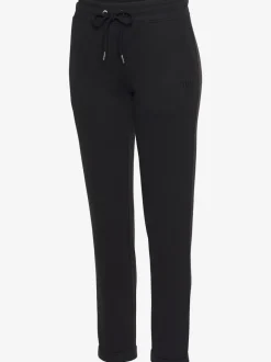 Pantalons confortables avec poches et logo brodé