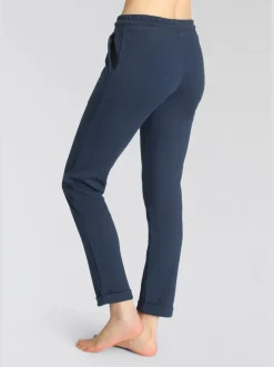 Pantalons confortables avec poches et logo brodé