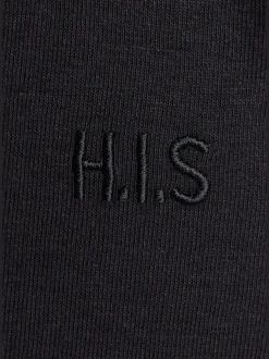 Pantalons confortables avec poches et logo brodé