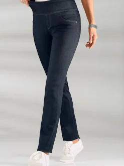 Pantalons confortables avec ceinture élastique et poches.