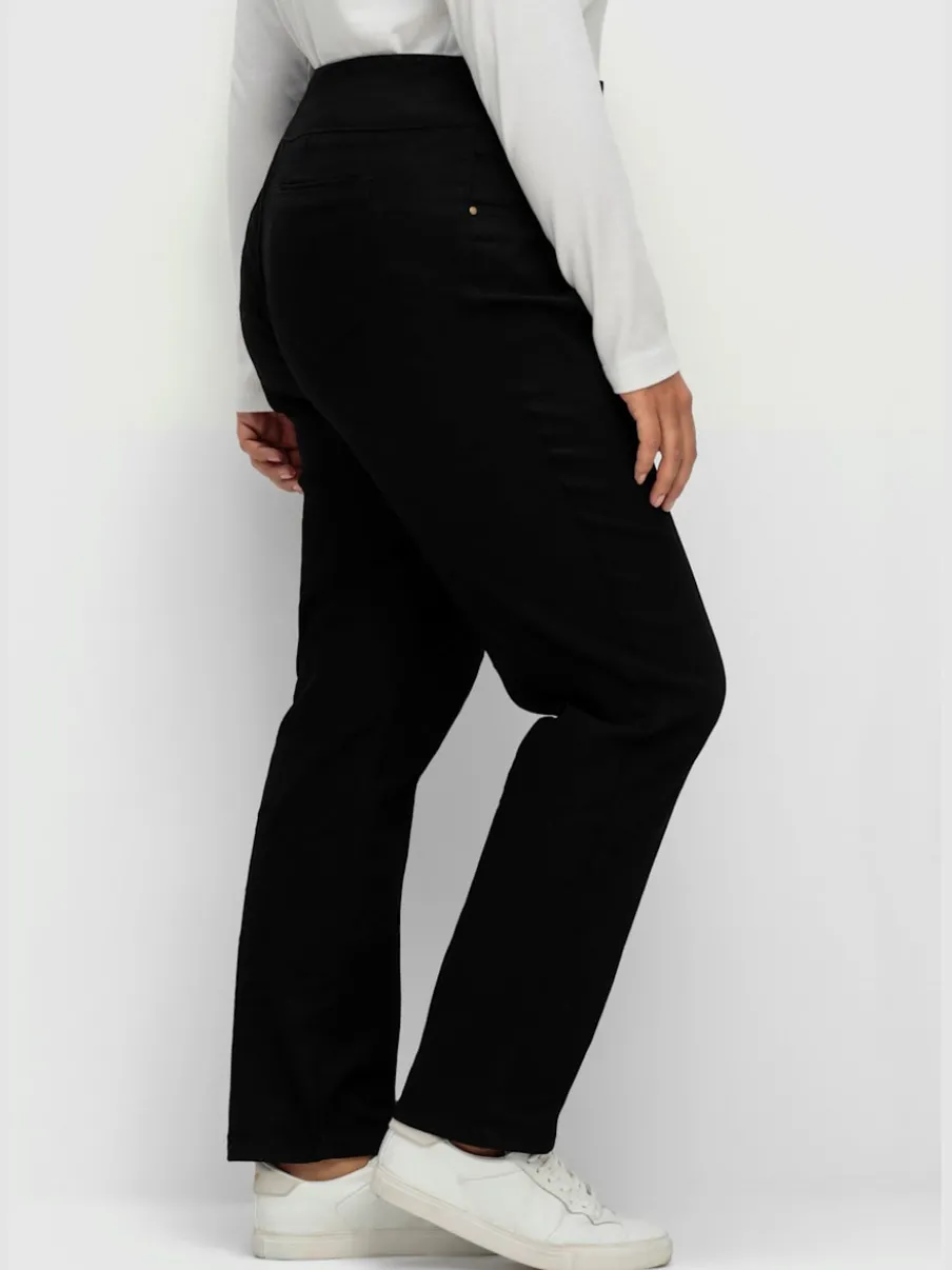 Pantalons confortables avec ceinture élastique et poches.