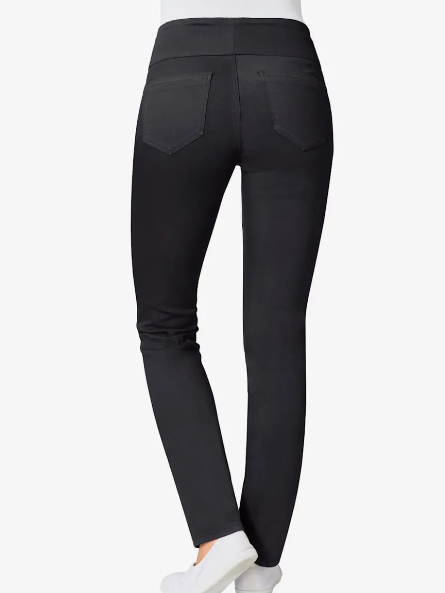 Pantalons confortables avec ceinture élastique et poches.