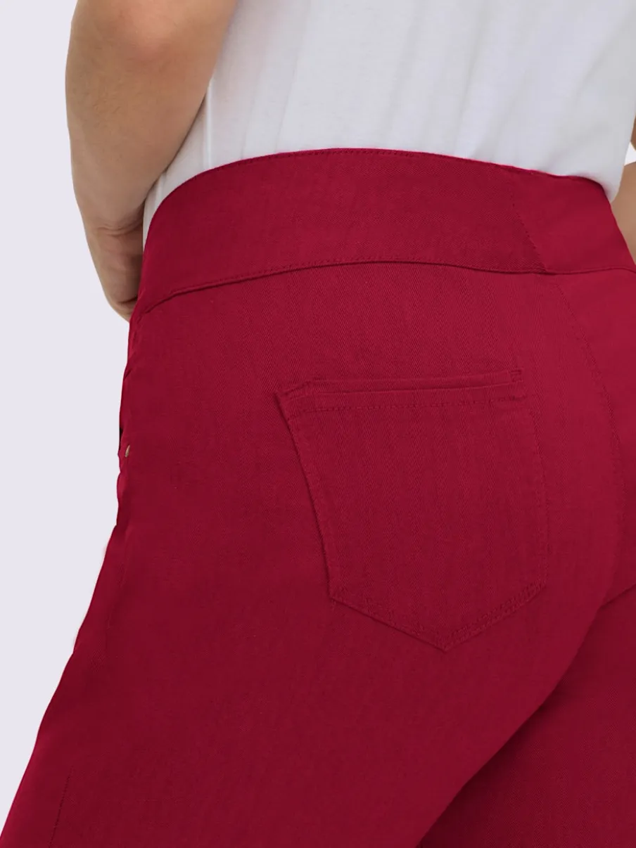 Pantalons confortables avec ceinture élastique et poches.