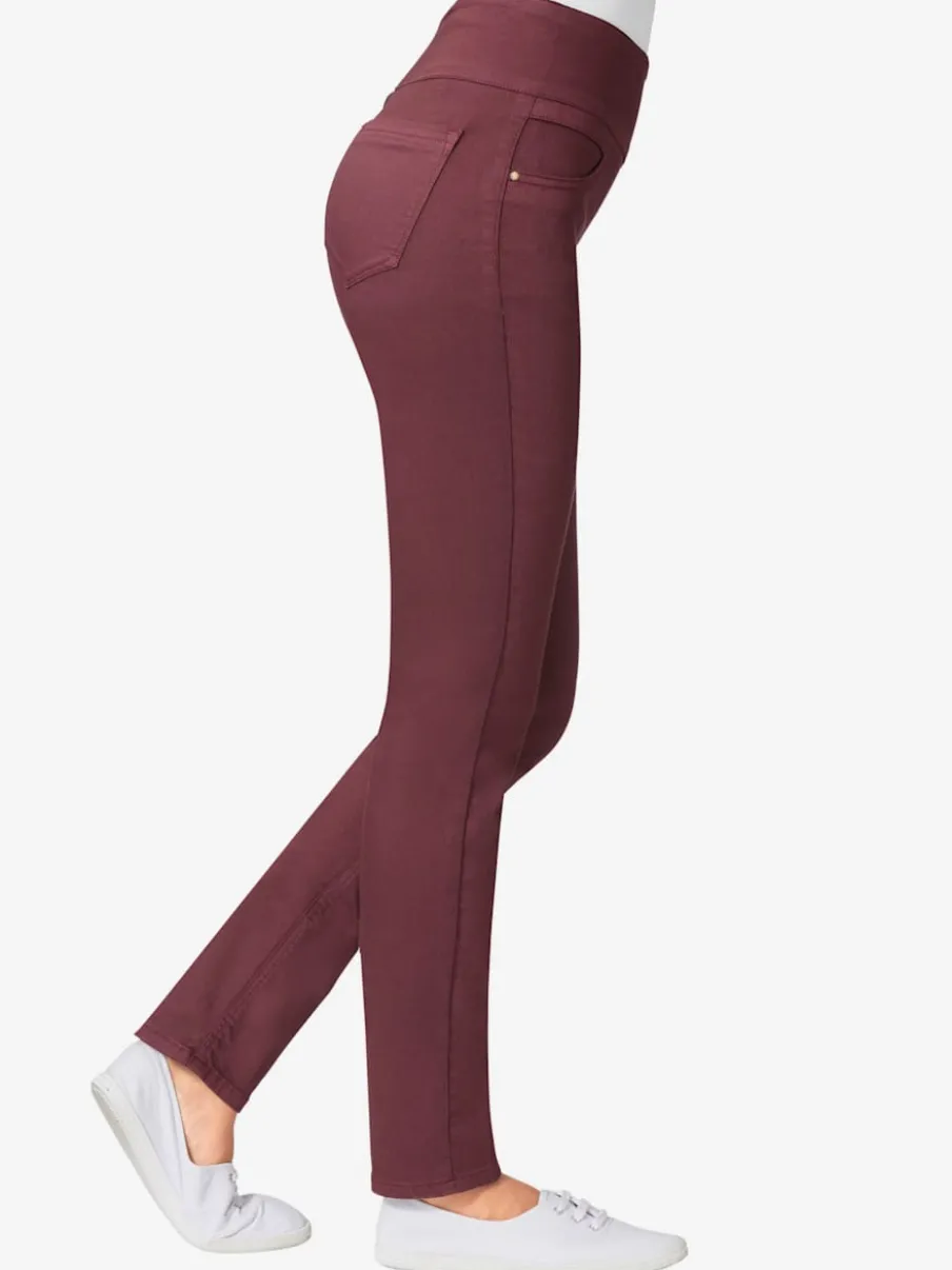 Pantalons confortables avec ceinture élastique et poches.