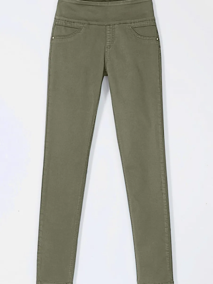 Pantalons confortables avec ceinture élastique et poches.