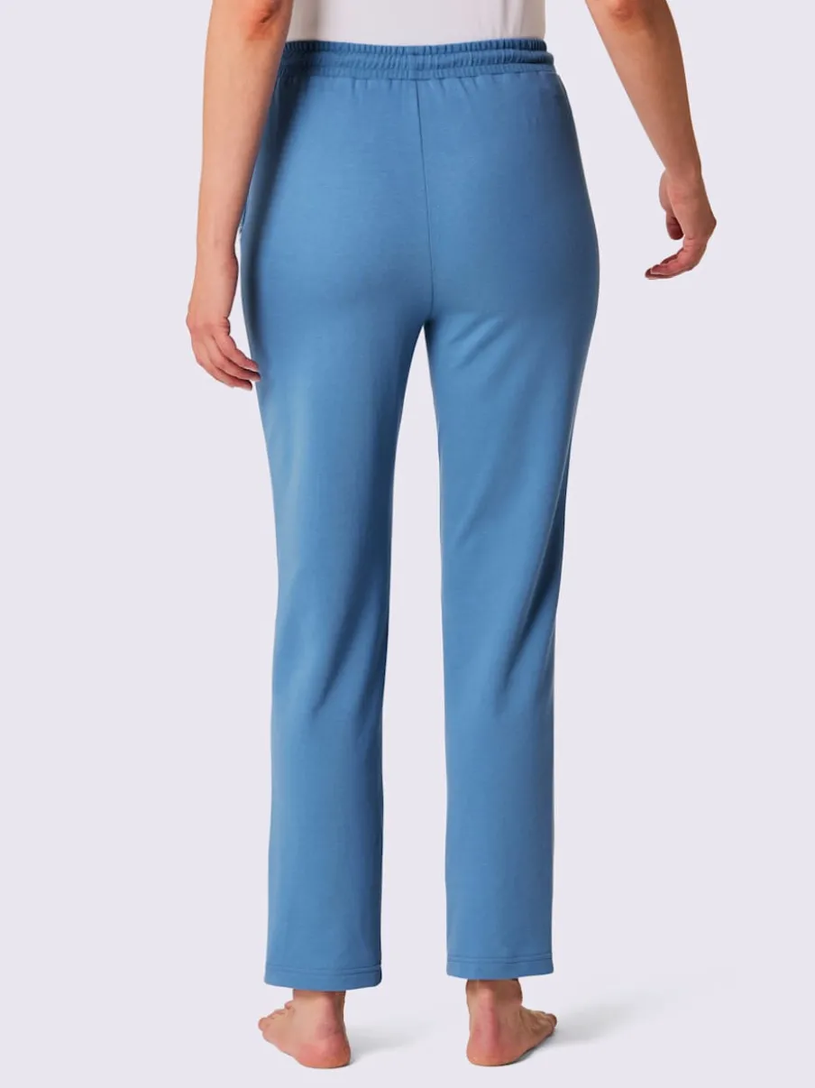 Pantalons confortables en matière sweat avec rayures brillantes