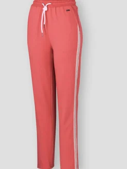 Pantalons confortables en matière sweat avec rayures brillantes