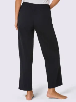 Pantalons confortables en matière sweat avec poches zippées