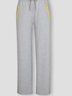 Pantalons confortables en matière sweat avec poches zippées