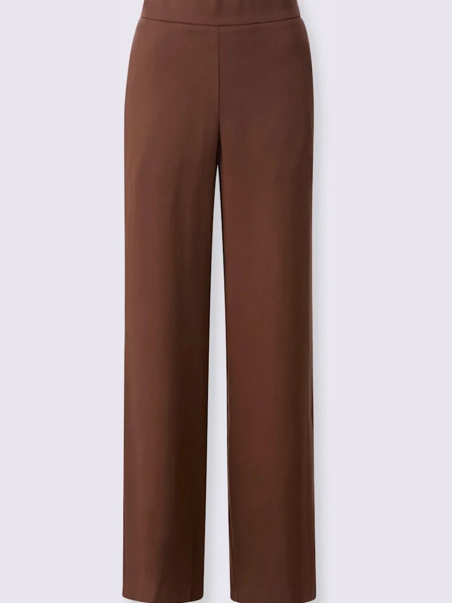 Pantalons confortables à jambes larges avec ceinture élastique
