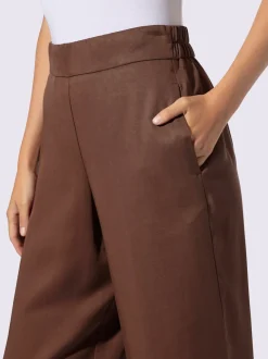 Pantalons confortables à jambes larges avec ceinture élastique