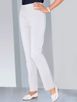 Pantalons costumes conforts avec ceinture élastique invisible