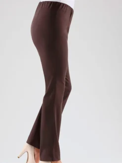 Pantalons costumes conforts avec ceinture élastique invisible