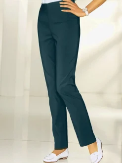 Pantalons costumes conforts avec ceinture élastique invisible