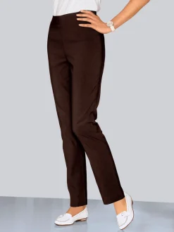 Pantalons costumes conforts avec ceinture élastique invisible