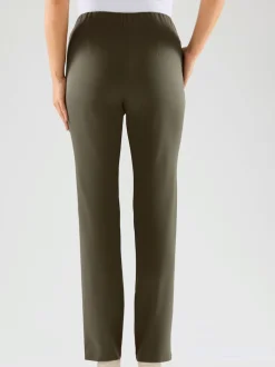 Pantalons costumes conforts avec ceinture élastique invisible