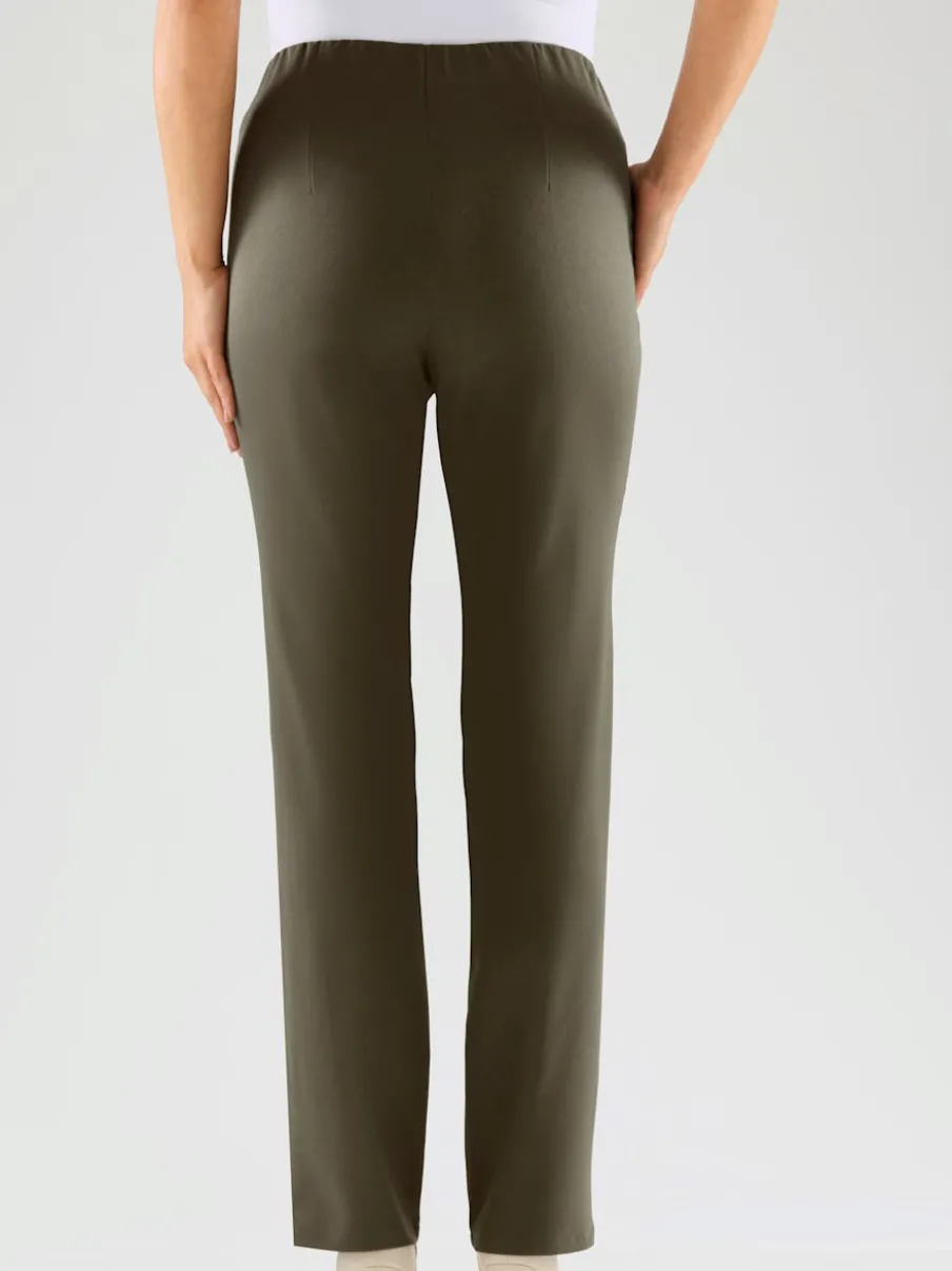 Pantalons costumes conforts avec ceinture élastique invisible
