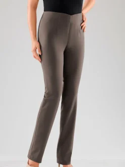 Pantalons costumes conforts avec ceinture élastique invisible