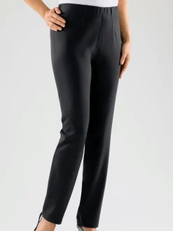 Pantalons costumes conforts avec ceinture élastique invisible