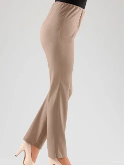 Pantalons costumes conforts avec ceinture élastique invisible
