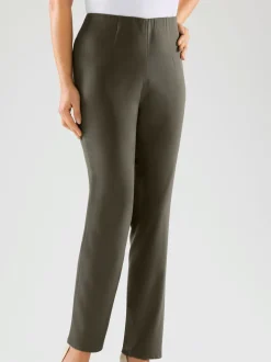 Pantalons costumes conforts avec ceinture élastique invisible