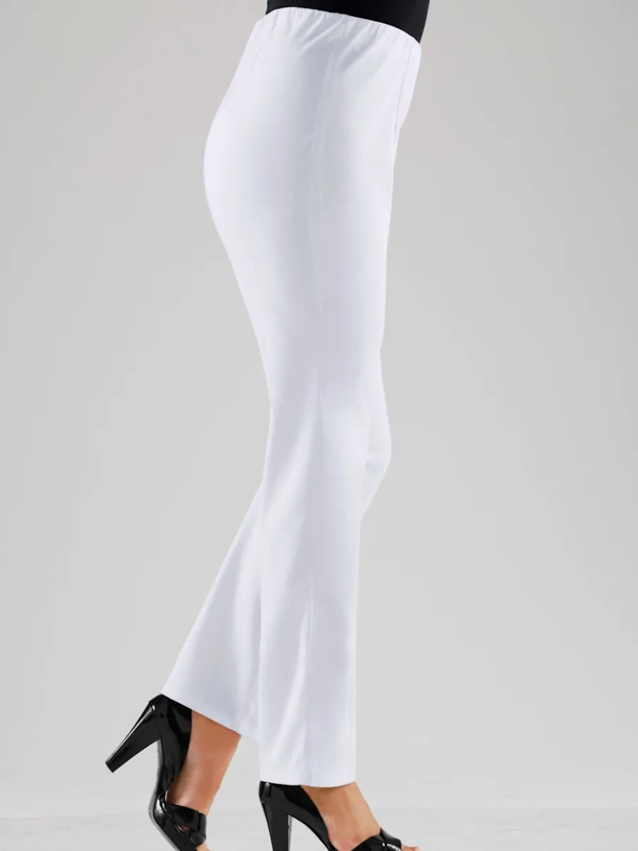 Pantalons costumes conforts avec ceinture élastique invisible