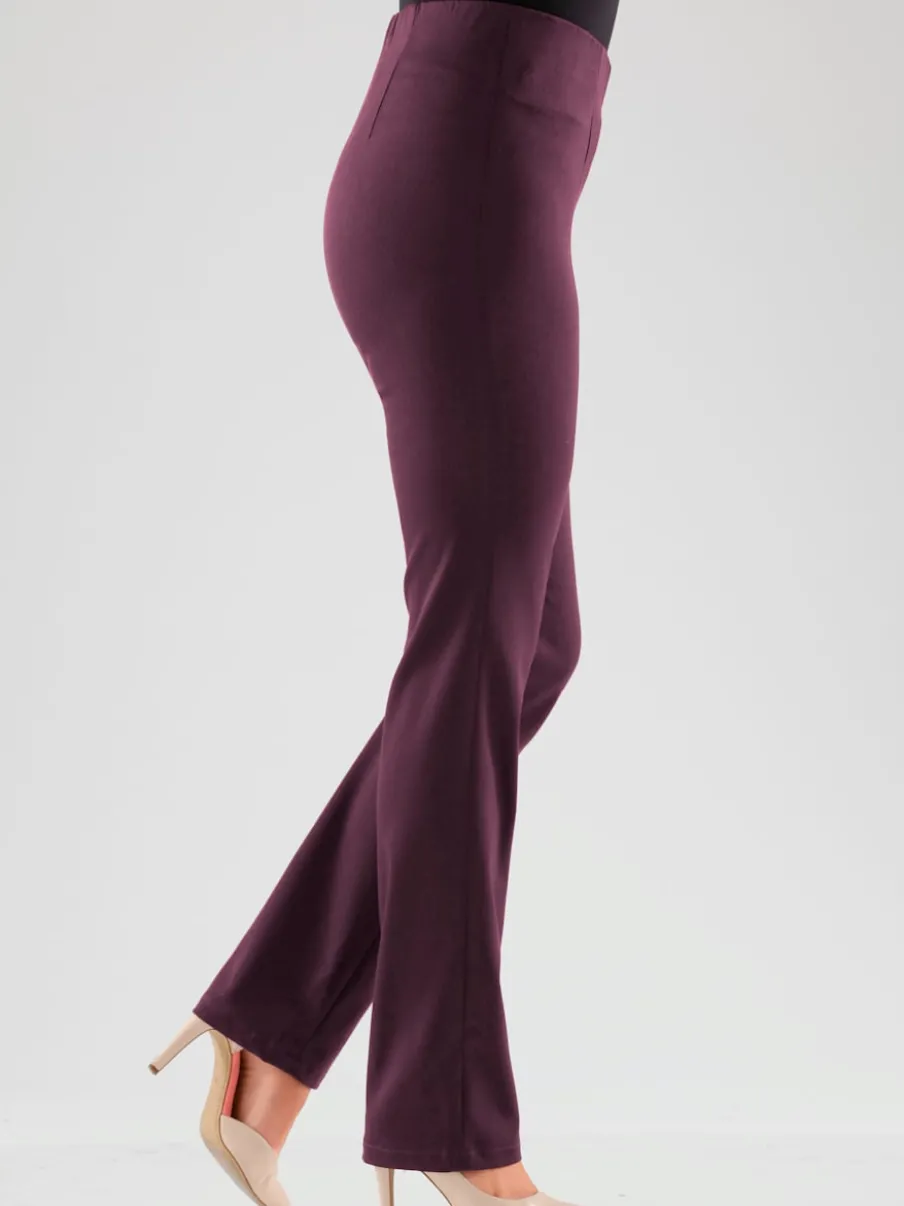 Pantalons costumes conforts avec ceinture élastique invisible