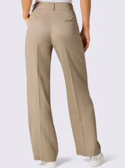 Pantalons à coupe ample en lin et lyocell confortables