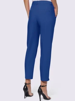 Pantalons coupe 7/8 avec poches et fente décorative