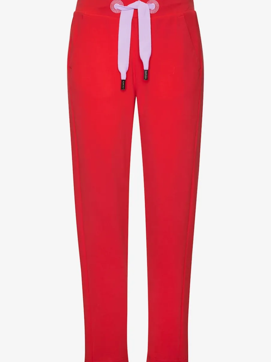 Pantalons décontractés avec ceinture élastique et poches latérales