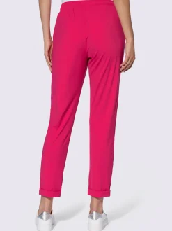 Pantalons décontractés en jersey doux et extensible