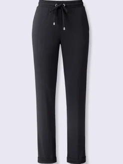 Pantalons décontractés en jersey doux et extensible