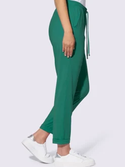 Pantalons décontractés en jersey doux et extensible