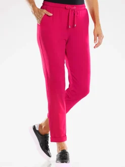 Pantalons décontractés en jersey doux et extensible
