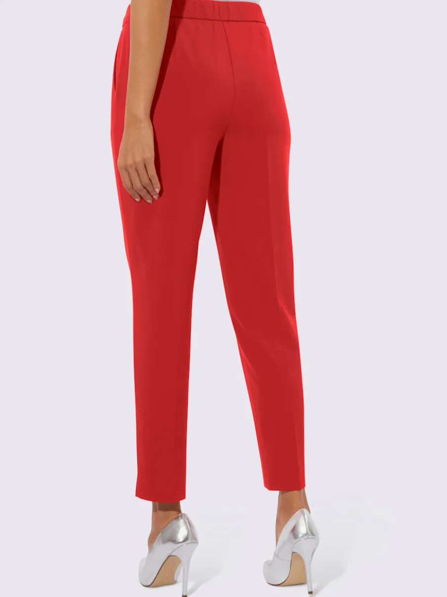 Pantalons de costume avec poches et taille élastique