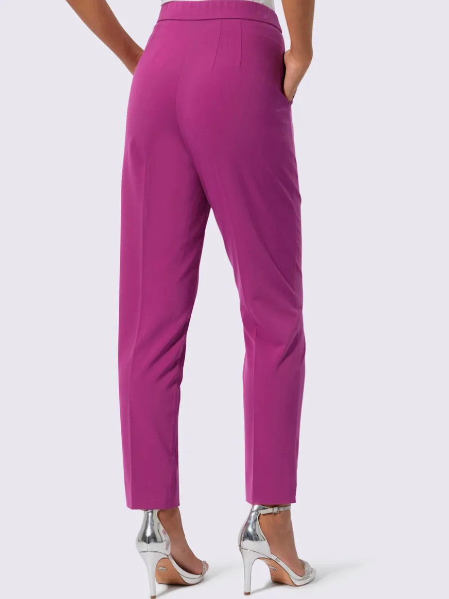 Pantalons de costume avec poches et taille élastique
