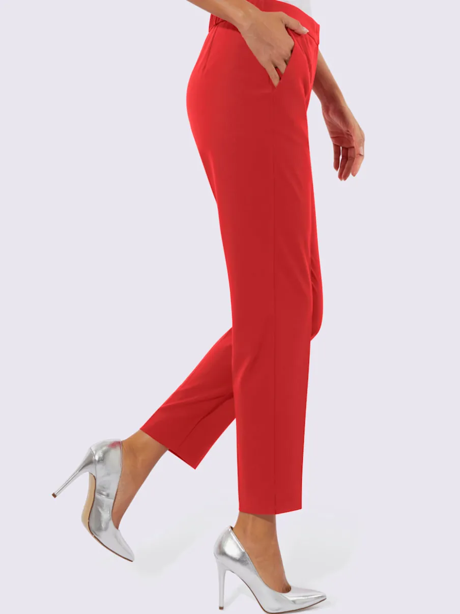 Pantalons de costume avec poches et taille élastique