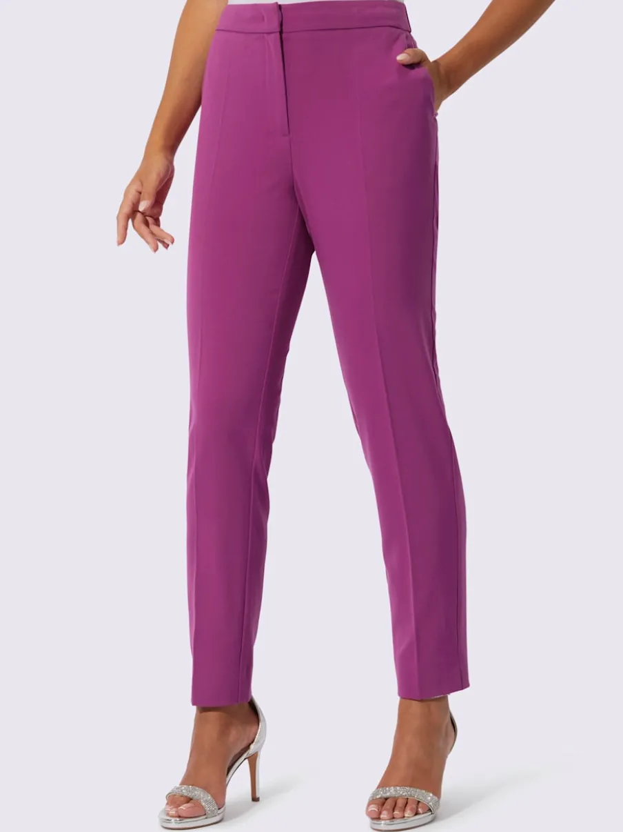 Pantalons de costume avec poches et taille élastique